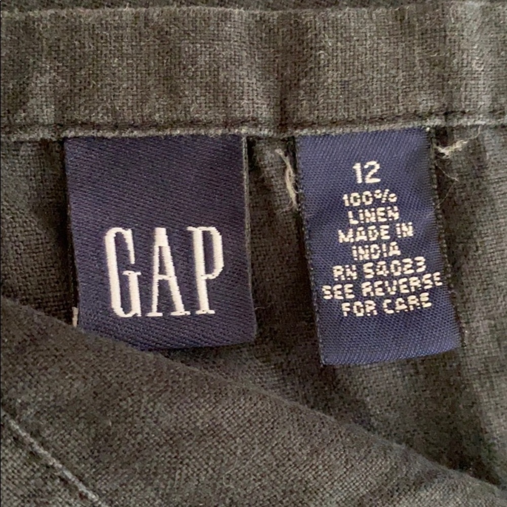 Vintage GAP black linen skirt - Picture 4 of 4